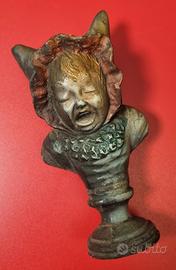 Statuina antica in terracotta meta 800