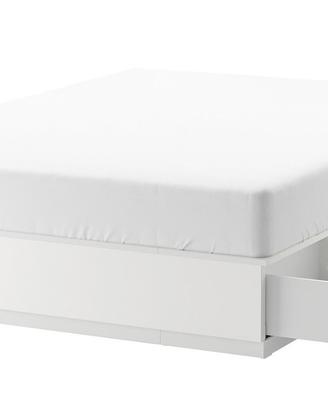 Ikea struttura letto nordli bianco  140x200