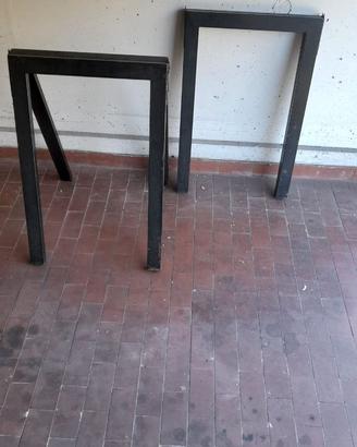 2 ROBUSTI CAVALLETTI IN FERRO