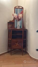 Specchiera in legno intarsio sorrentino 