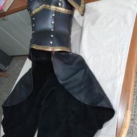 ABITO - COSTUME DA GUERRIERA E COLLARE CON FODERI