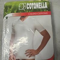 Maglia Cotonella caldo cotone m/m collo a punta