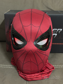 Maschera spiderman con occhi telecomandati