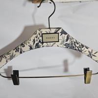 Gucci originale appendiabiti gruccia bianca e nera