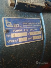 Motore pompa per vuoto