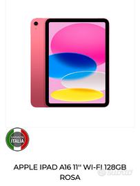 APPLE iPad A16 11'' Wi-Fi 128GB Rosa