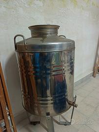 FUSTO INOX PER OLIO D'OLIVA