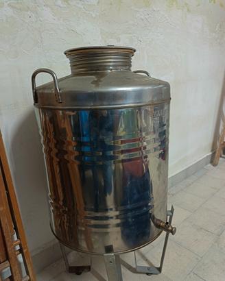 FUSTO INOX PER OLIO D'OLIVA