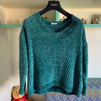 Maglione Verde Lana TG S