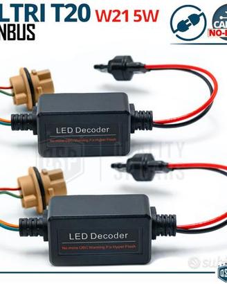 RESISTENZE T20 W21/5W Lampadine Led SPEGNI SPIA