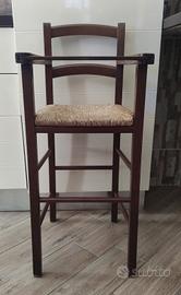 Seggiolone bambini in legno