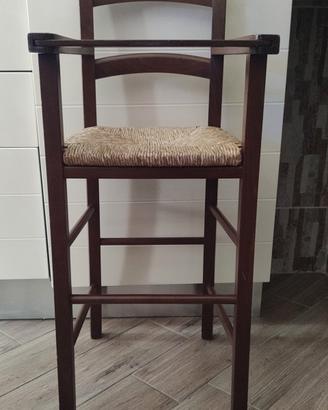 Seggiolone bambini in legno