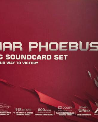 Scheda audio gaming asus xonar phoebus