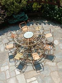 Giostra girevole in ferro