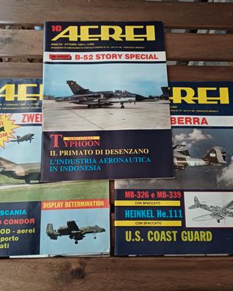 Rivista aeronautica AEREI anno 1984 tre numeri