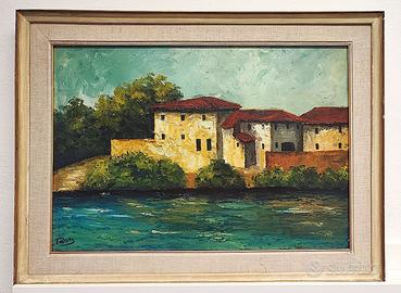 Dipinto - Tasselli S. - L'Arno alla Casaccia