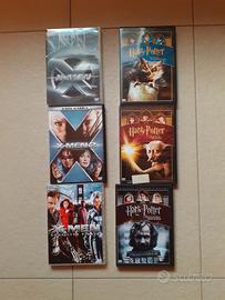 Harry Potter trilogia + x-men trilogia