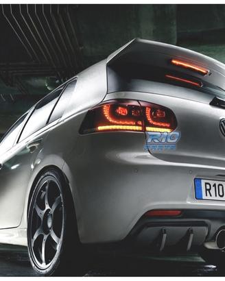FANALI VOLKSWAGEN VW GOLF 6 LOOK R FULL LED DINAMI