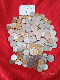 1° LOTTO UN KILO DI MONETE LIRE ITALIANE