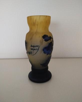 vasetto cameo in stile art nouveau Daum Nancy