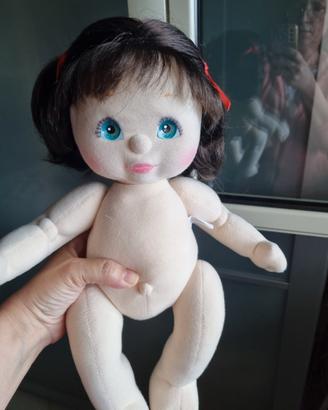my child mattel brunette pony tails 