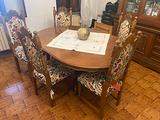 Tavolo con sedie legno