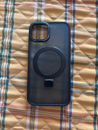 Cover iPhone 13 trasparente nera  con MagSafe