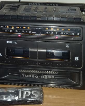radiolone Philips Turbo Bass vintage