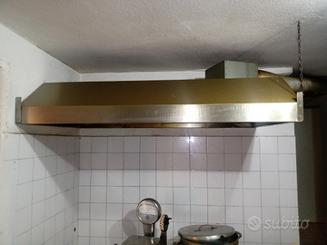 Cappa acciaio inox+ motore