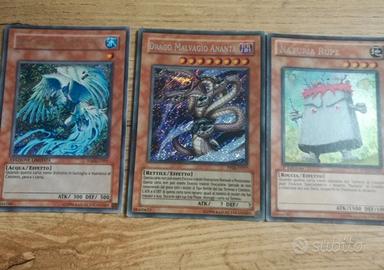 Yugioh lotto 3 carte rare segrete