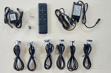 Luci intelligenti da incasso LED RGB + IC