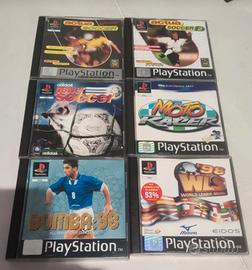 SONY Playstation lotto 6 giochi