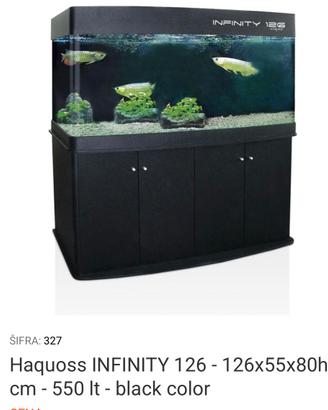 Acquario completo 500 litri