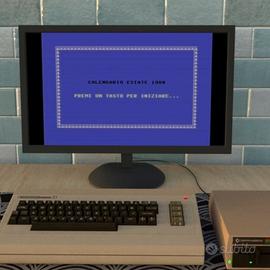 Commodore calendario estate 1980