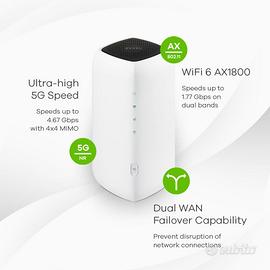 Modem LTE  5G Zyxel FWA505   Wi-Fi 6