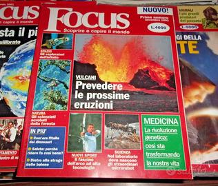 FOCUS rivista collezione completa da 1 a 216