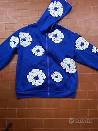 Felpa Denim tears con zip