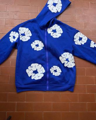 Felpa Denim tears con zip