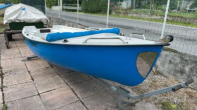 Barca Alpa Brise 3.90m - Mercury 5CV 4t "Nuova"