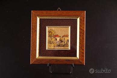 Quadretti i foglia oro, argento