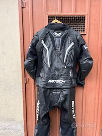 Tuta moto uomo divisibile