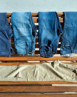 Pantaloni jeans ragazzo 11-12 anni