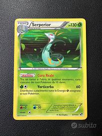 Serperior 6/114 nero e bianco holo pokemon ita nm