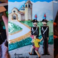 Quadretto in ceramica lauretana 