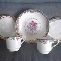 Servizio da tè x2  e piatto da biscotti LIMOGES