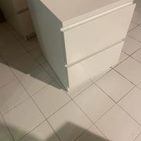 Comodino ikea bianco