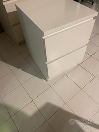 Comodino ikea bianco