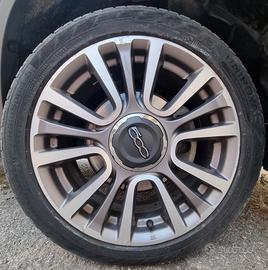 Vendi  500L 17 Originali Fiat Antracite Diamantato