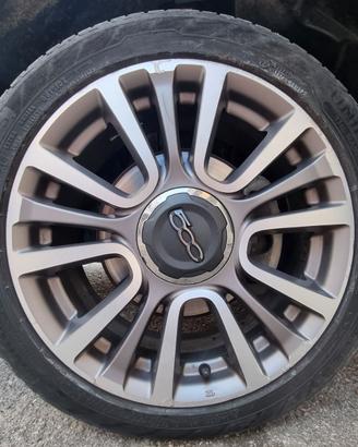 Vendi  500L 17 Originali Fiat Antracite Diamantato