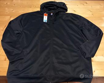 Felpa Uomo CLIQUE taglia "Forte" 4XL col. Blu Navy